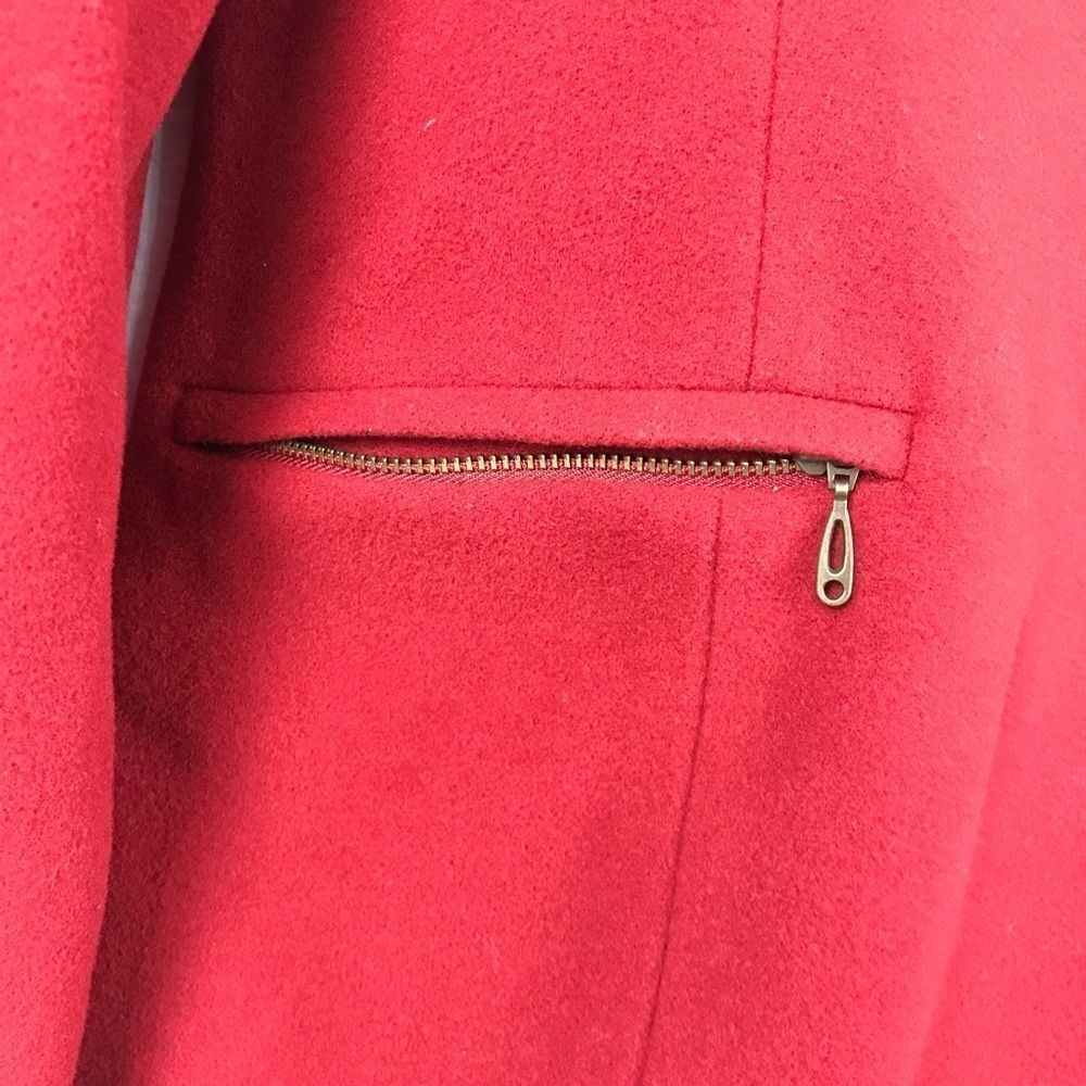 Tribal Women’s Wool Blend Red Coat Size 8 - Picture 11 of 14